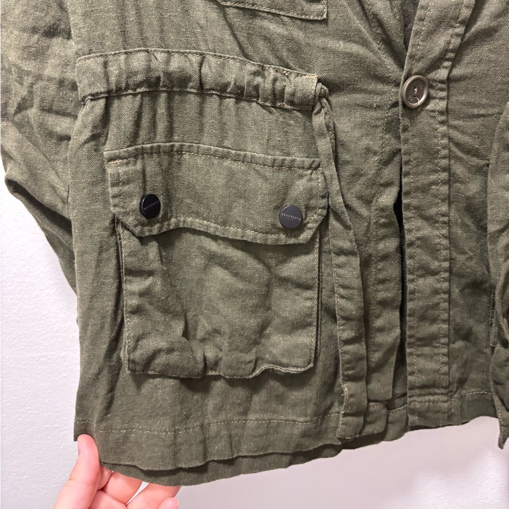 Sanctuary Explorer Linen Drawstring Utility Jacket - image 6